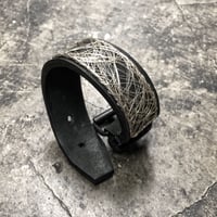 SILVER MESH WIDE BANGLE