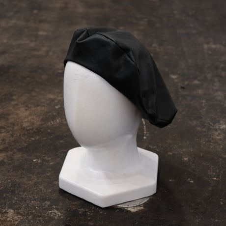 STRETCH LEATHER BERET
