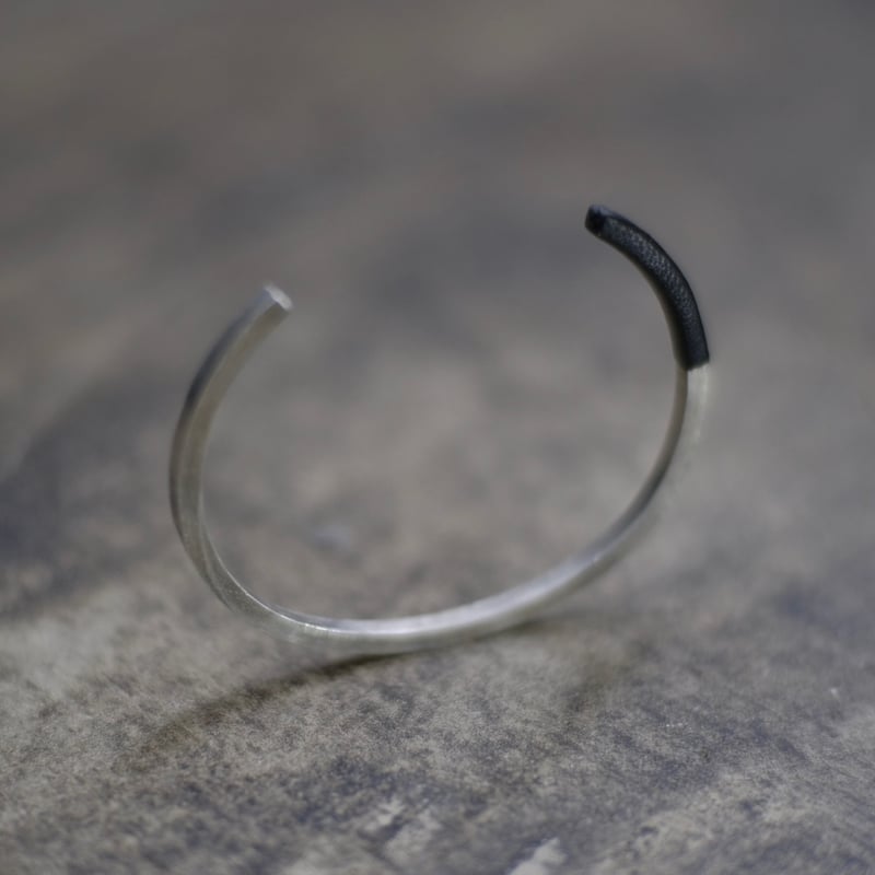 SILVER925 WIDE BANGLE/シルバー/ブレスレット/バングル ワイドバングル シルバー925 なめらかウェーブバングル