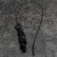 DISTORTED LEATHER NECKLACE