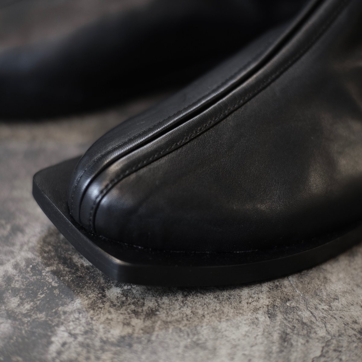 SQUARE TOE SIDE GORE BOOTS | T.A.S JAPAN OFFIC