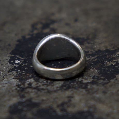 LEATHER JEWEL RING