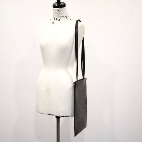 SPRING CAP TOTE BAG / CROCODILE EMBOSS