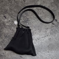 PLEATED LEATHER MINI BAG