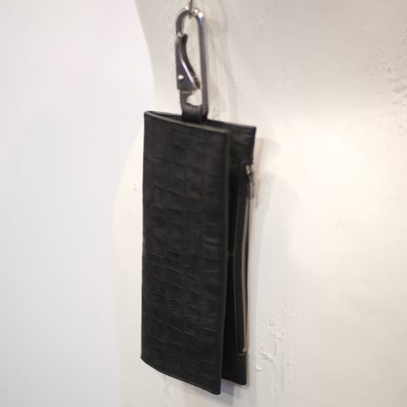 MINI SHOULDER BAG / CROCODILE EMBOSS