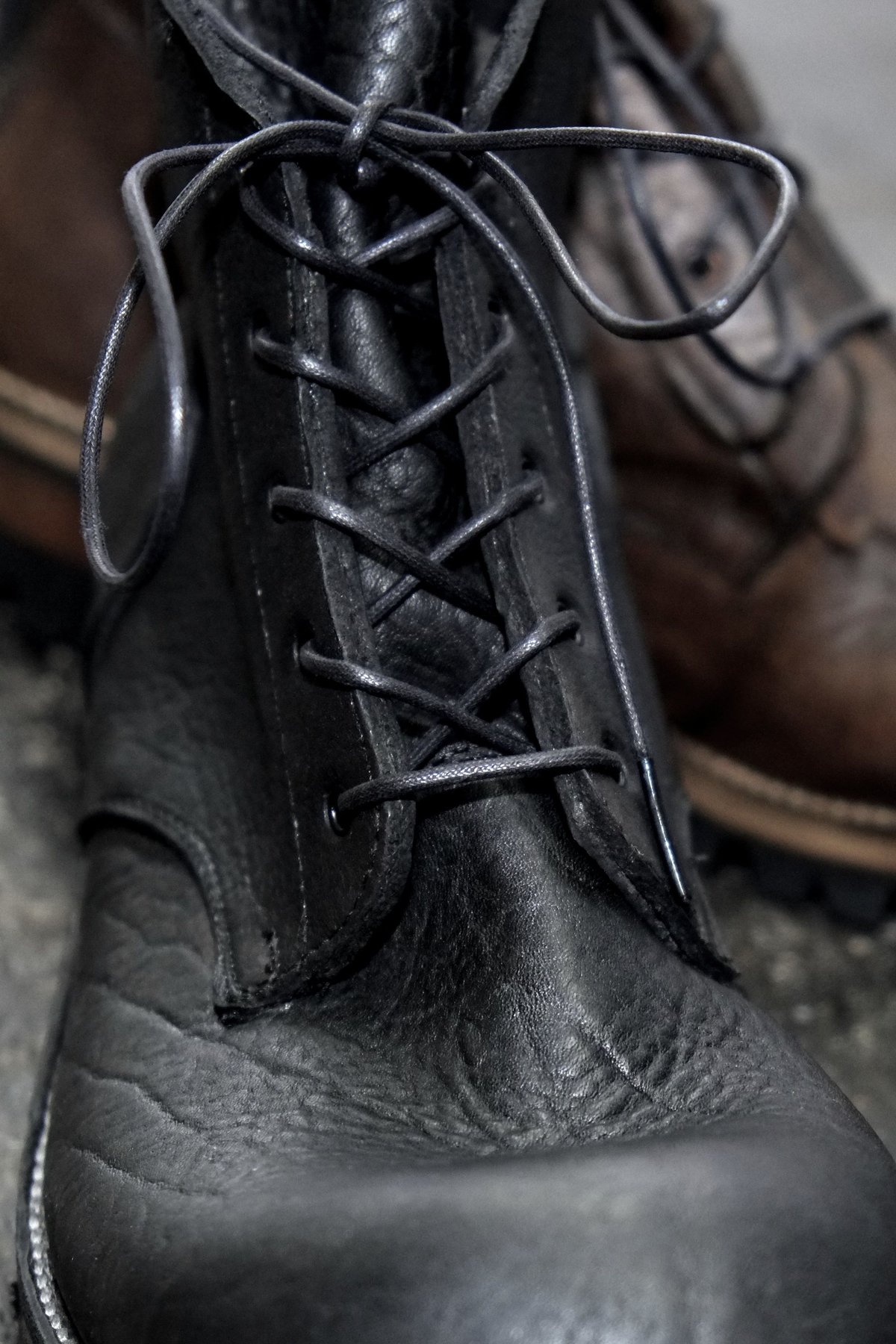 BACK ZIP BOOT MIDDLE | T.A.S JAPAN OFFICIAL ONL