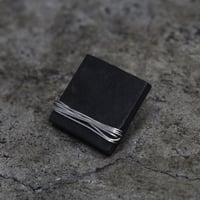 EMBED SILVER EARRING