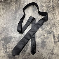 LEATHER WIDE TIE