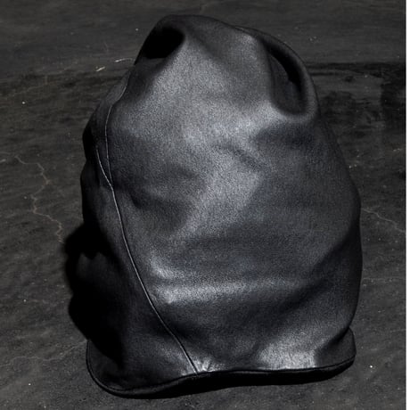 STRETCH LEATHER KNIT CAP / TALL