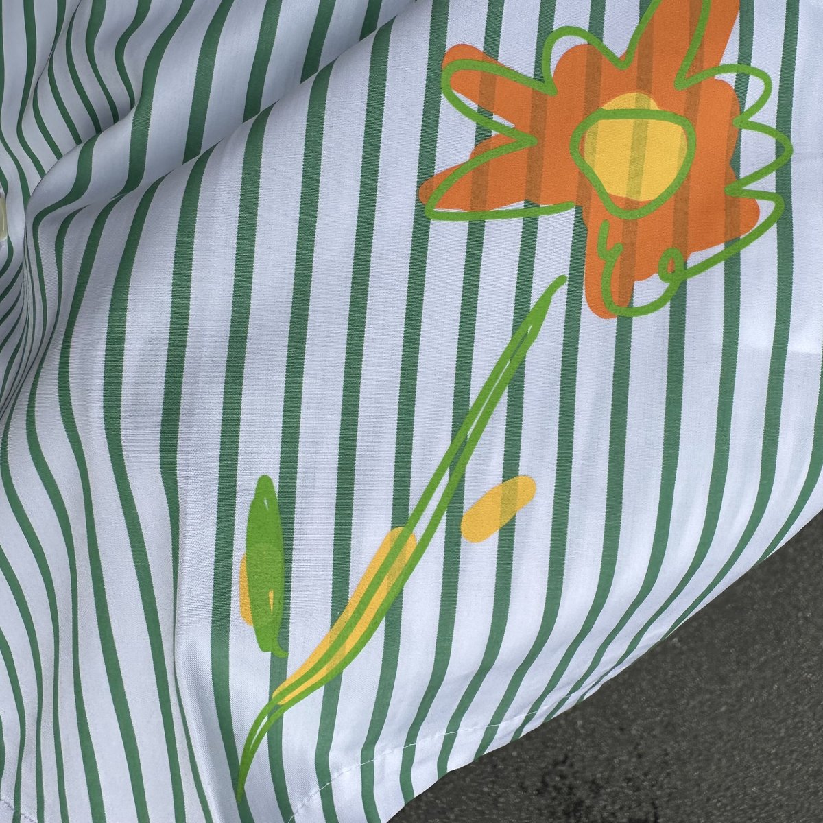 ciatre flower stripe shirt GRN | ciatre