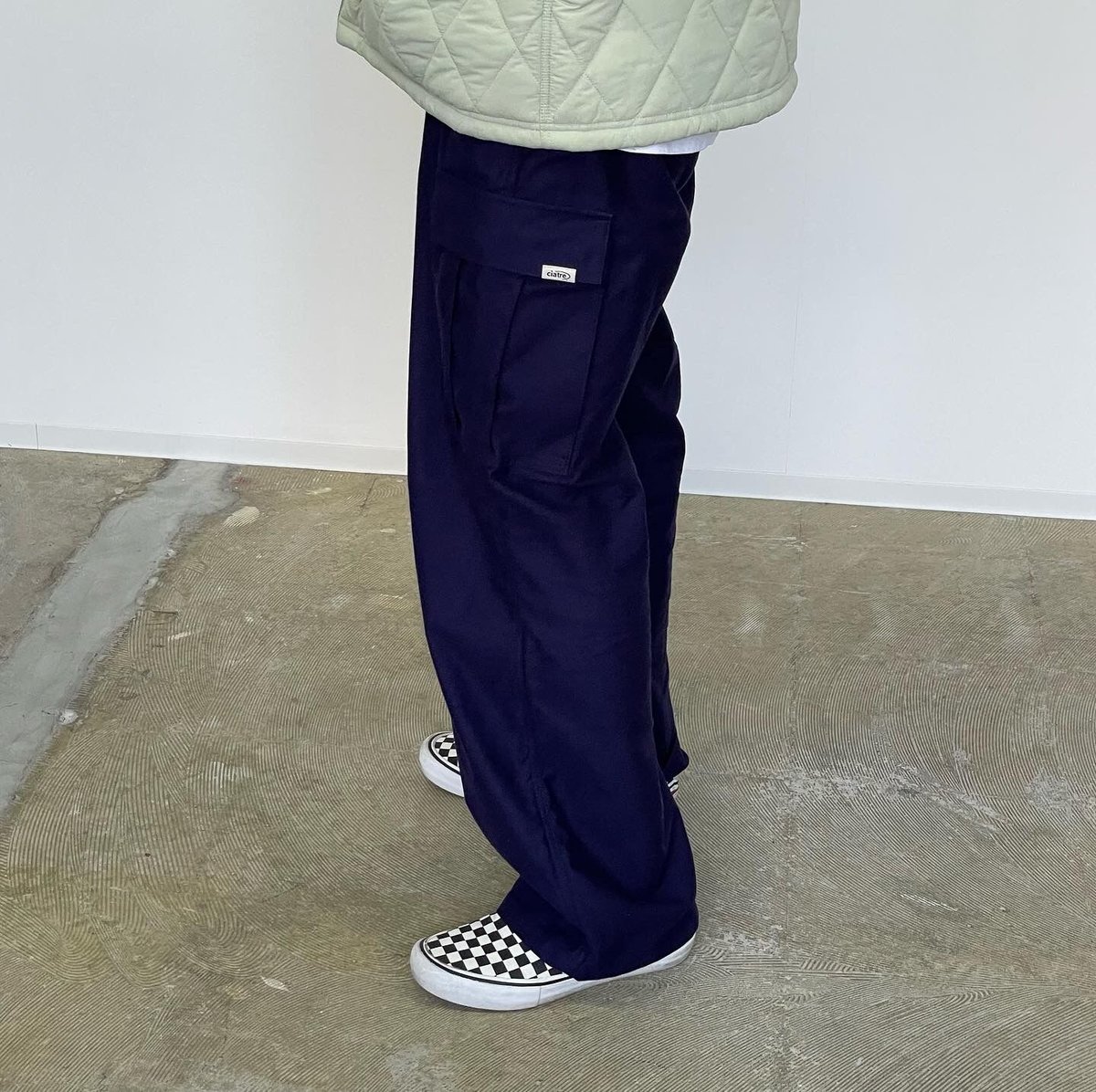 ciatre wide cargo pants KHK/NVY | ciatre ciatre wide cargo pants KHK/NVY | ciatre
