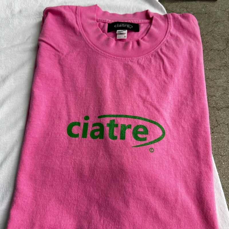 ciatre フロントロゴトップス コットン/ポリエステル　ネイビー ciatre フロントロゴトップス コットン/ポリエステル ネイビー