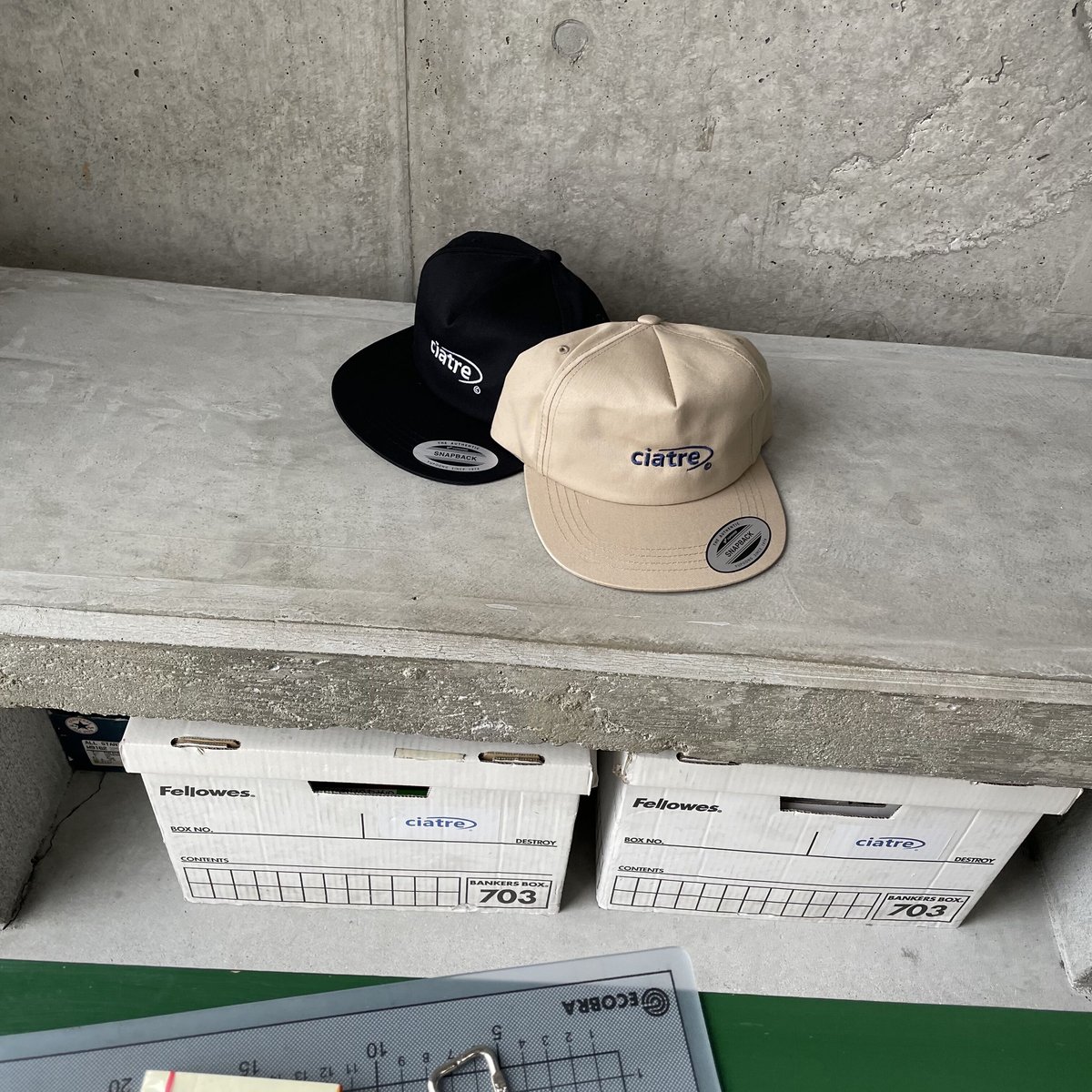 ciatre 黒 キャップ ciatre logo cap | ciatre