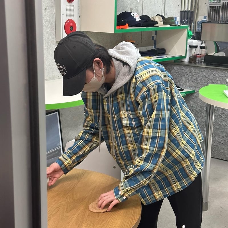 Hooded check shirt hot sale
