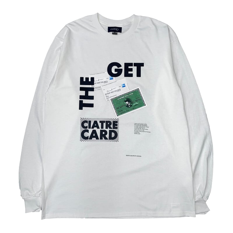 ciatre × KOTAOKUDA credit card sweat top ciatre × KOTAOKUDA credit card sweat top（It's still chilly