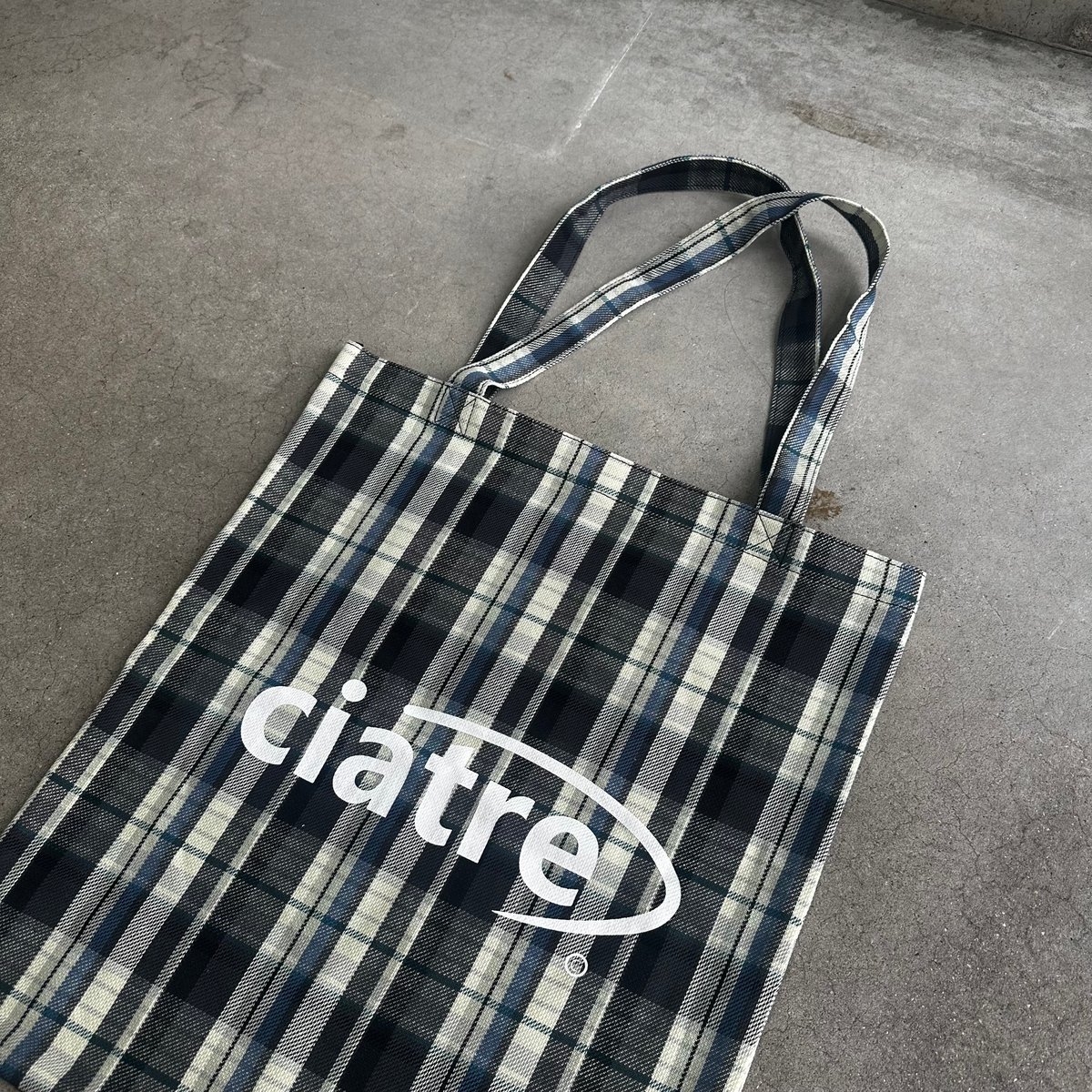 ciatre check tote bag 2024 | ciatre