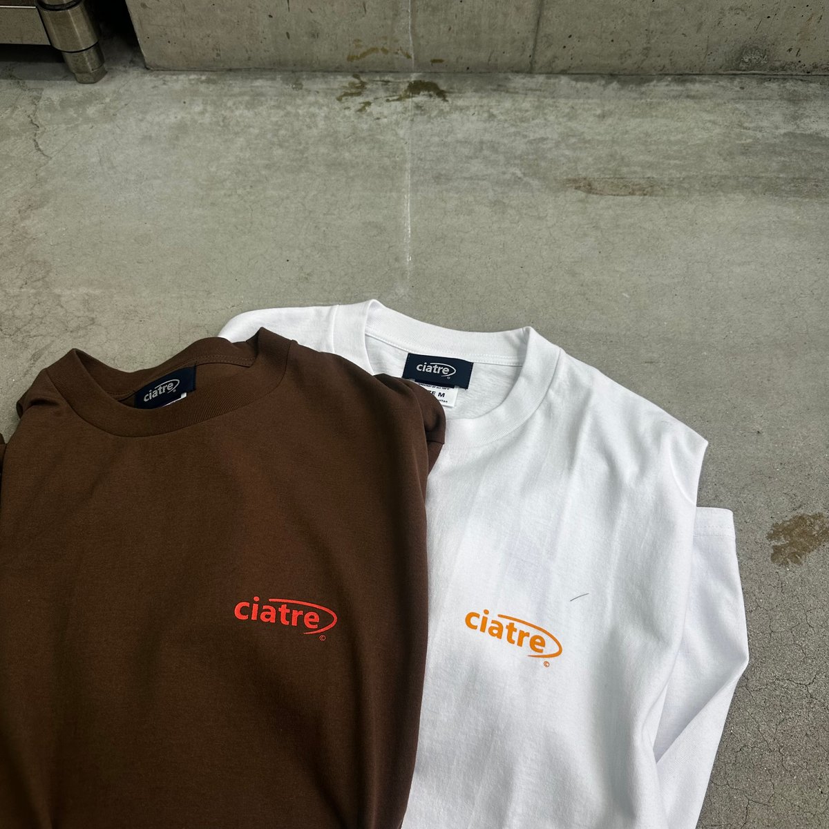 ☆関税込☆SATUR★Logo Wappen Basic Corduroy Shirts★ ciatre cloud logo tee S/S SS24 | ciatre