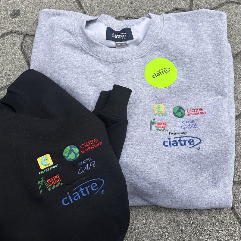 ciatre スウェット ciatre スウェット ciatre sponsor sweat top 2024