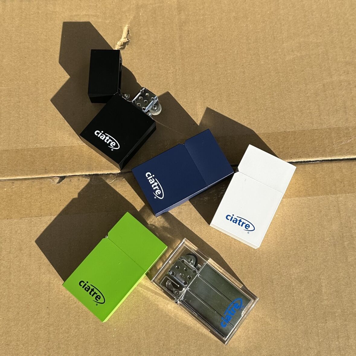 ciatre × TSUBOTA PEARL hard edge petrol lighter ciatre × TSUBOTA PEARL hard edge petrol lighter