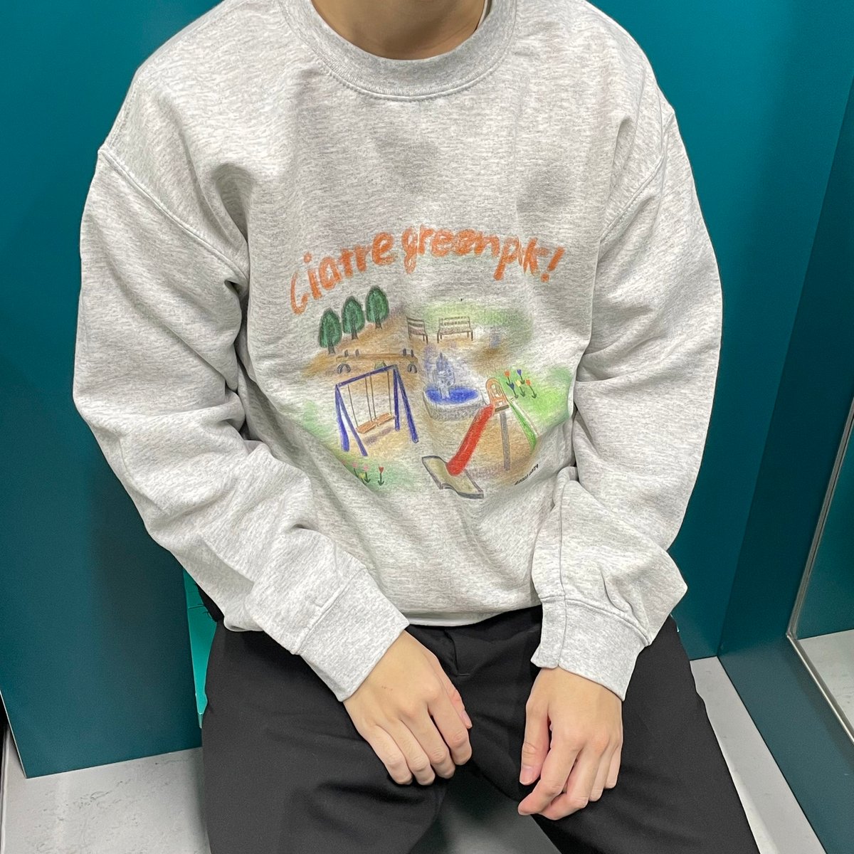 ciatre × KOTAOKUDA credit card sweat top ciatre × KOTA OKUDA bank sweat top | ciatre