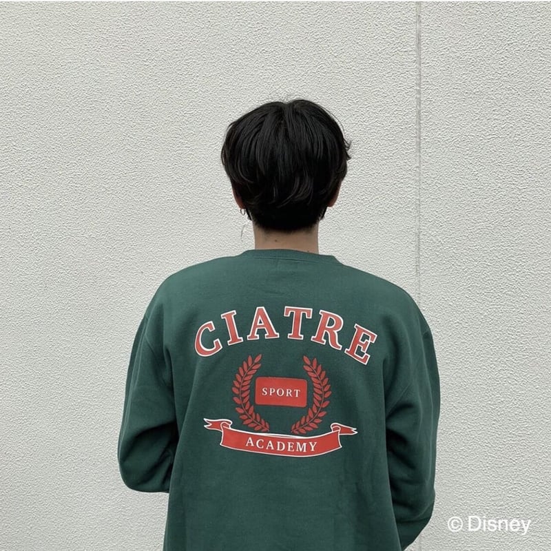 ciatre / Mickey tennis sweatshirts GRN | ciatre