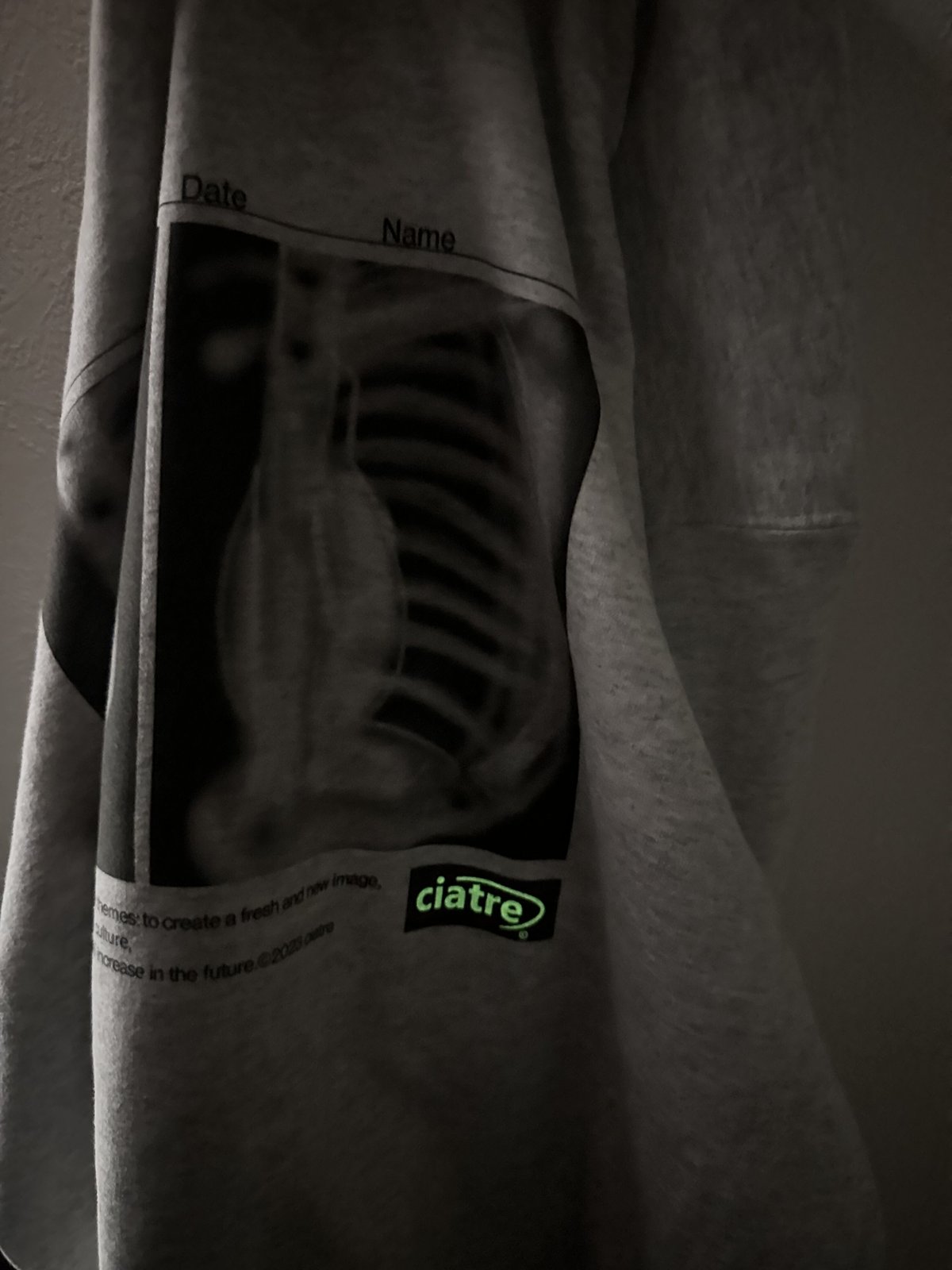 ciatre X-ray sweat top | ciatre