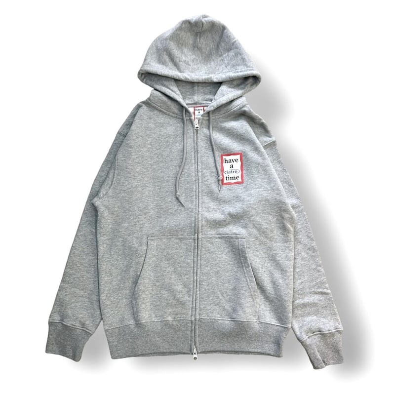 Ciatre logo pull over Parker hoodie gray