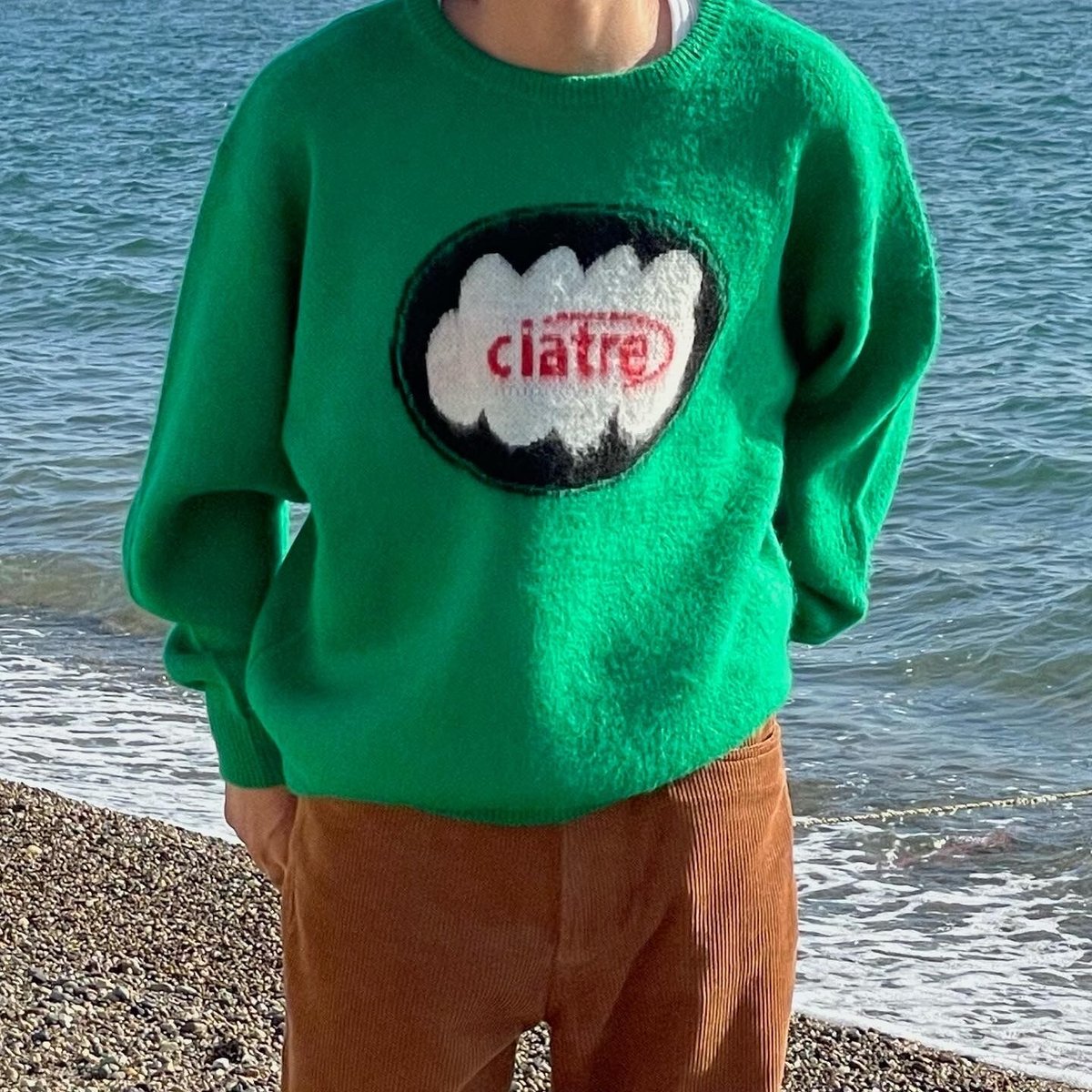 ciatre cloud logo sweater GRN | ciatre