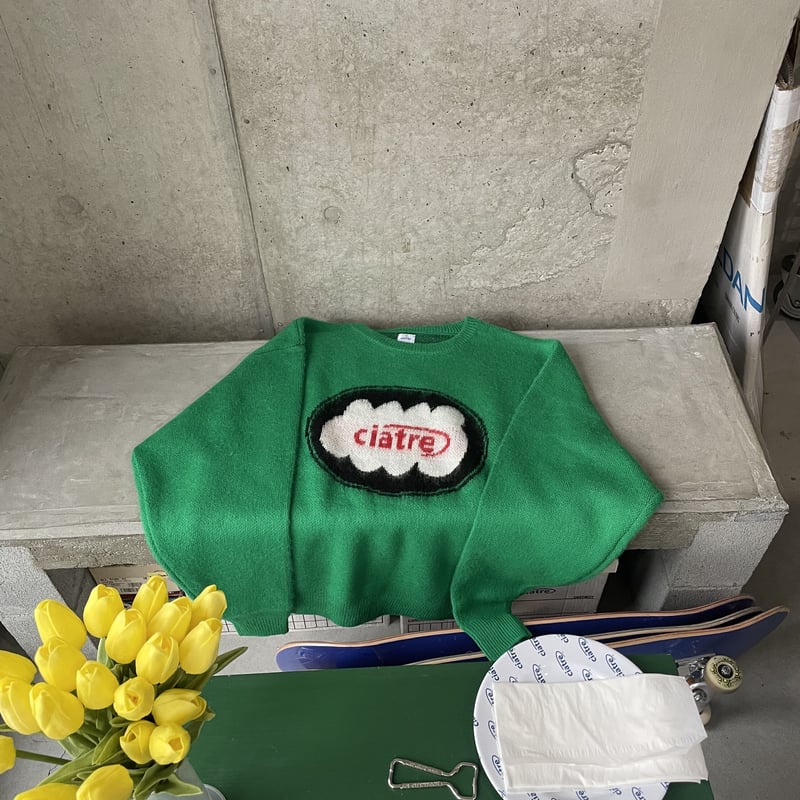 ciatre cloud logo sweater GRN | ciatre