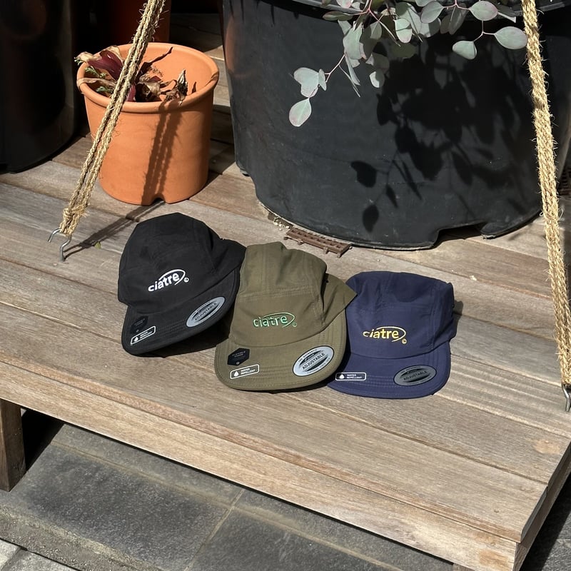 ciatreキャップ　ブラック ciatre water proof camp cap BLK/NVY/OLV | ciatre