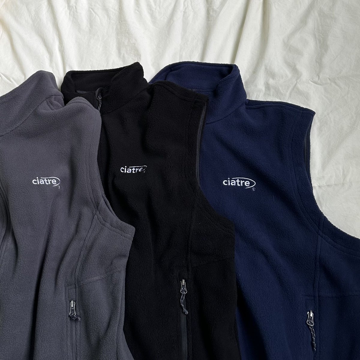 ciatre fleece vest GRY/BLK/NVY | ciatre