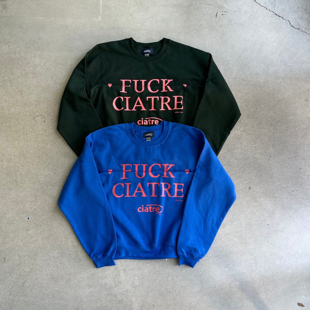 ciatre F××K gimmick sweat top | ciatre