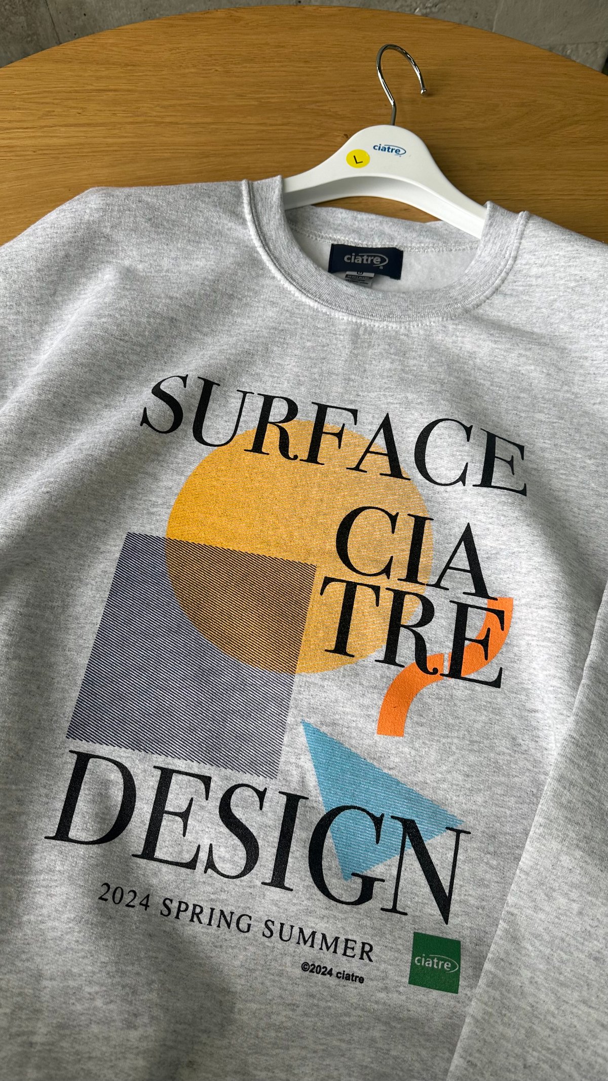 ciatre surface design sweat top | ciatre