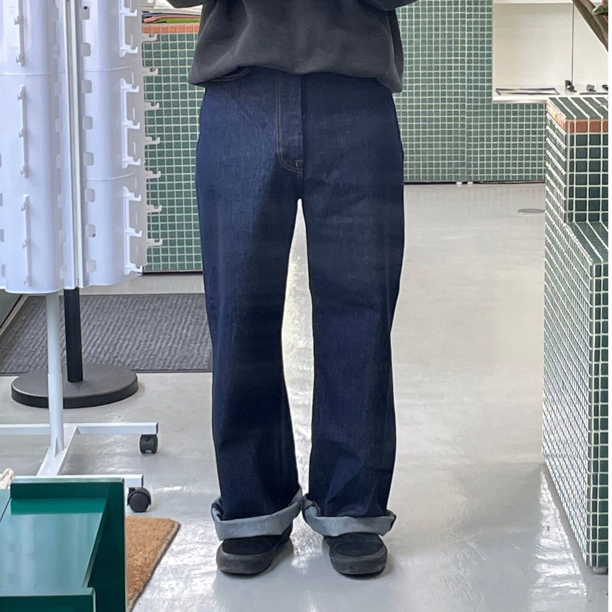 クリスマス特集2024 ciatre wide pants denim straight パンツ