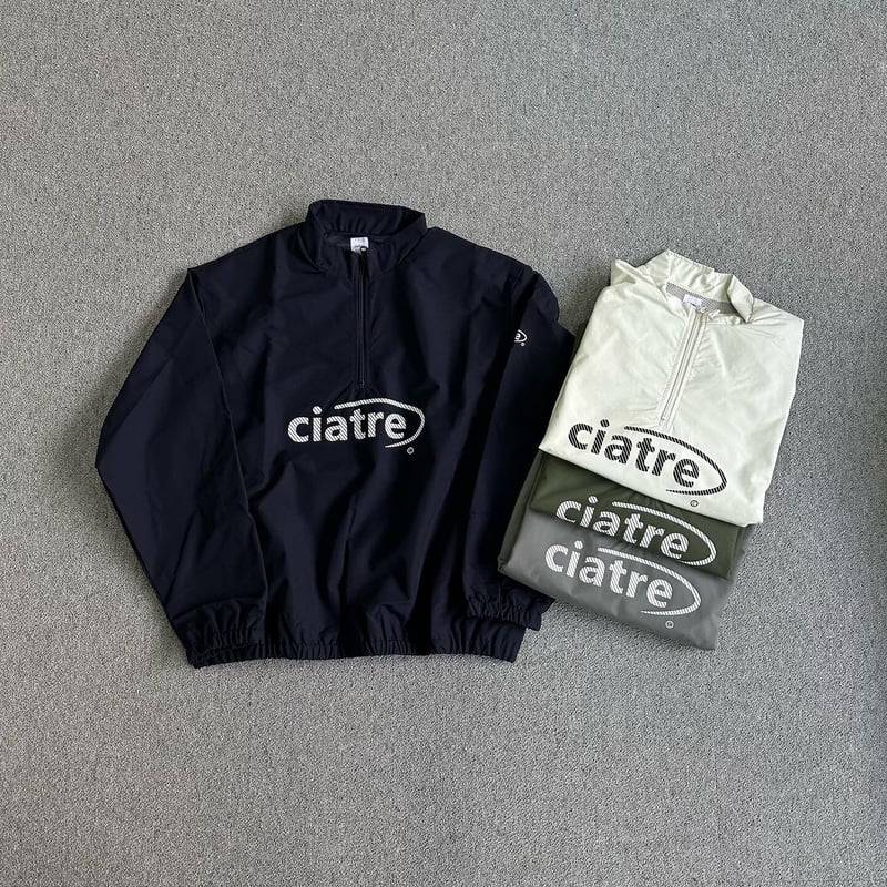 ciatre 3layer halfzip shell jacket WHT/KHK/CHC/