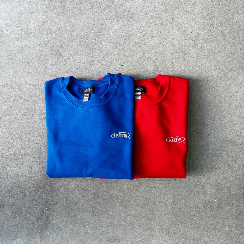 logo embroidery sweatネイビー ciatre embroidery logo sweat top 2024 | ciatre