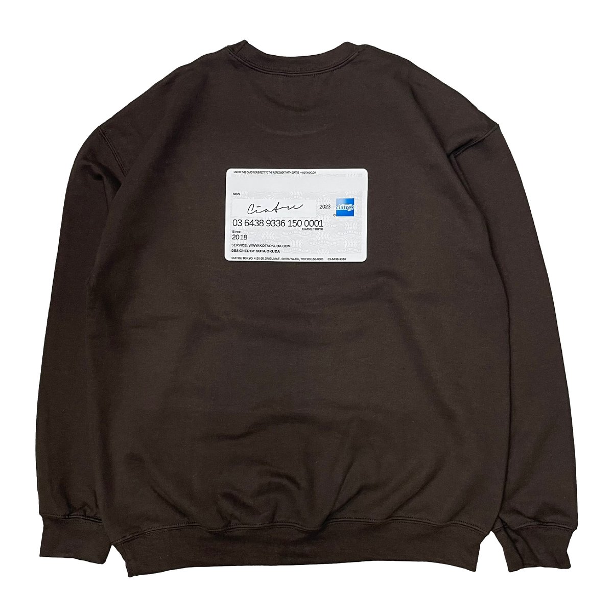 ciatre × KOTAOKUDA credit card sweat top fit=scale-down,w=1200