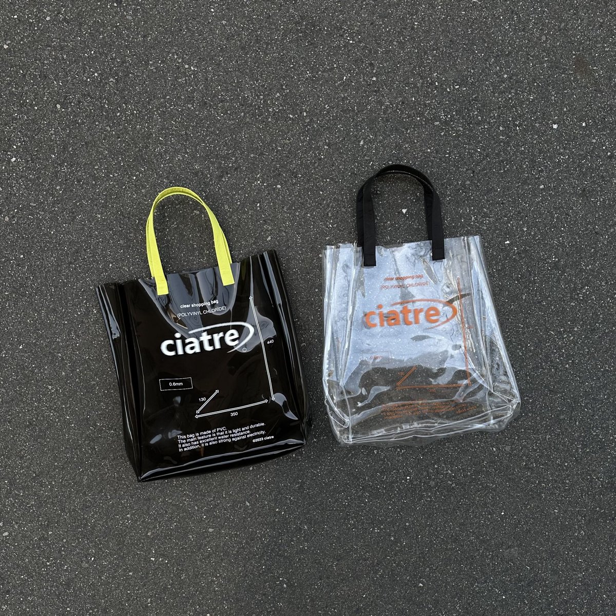 ciatre clear tote bag | ciatre