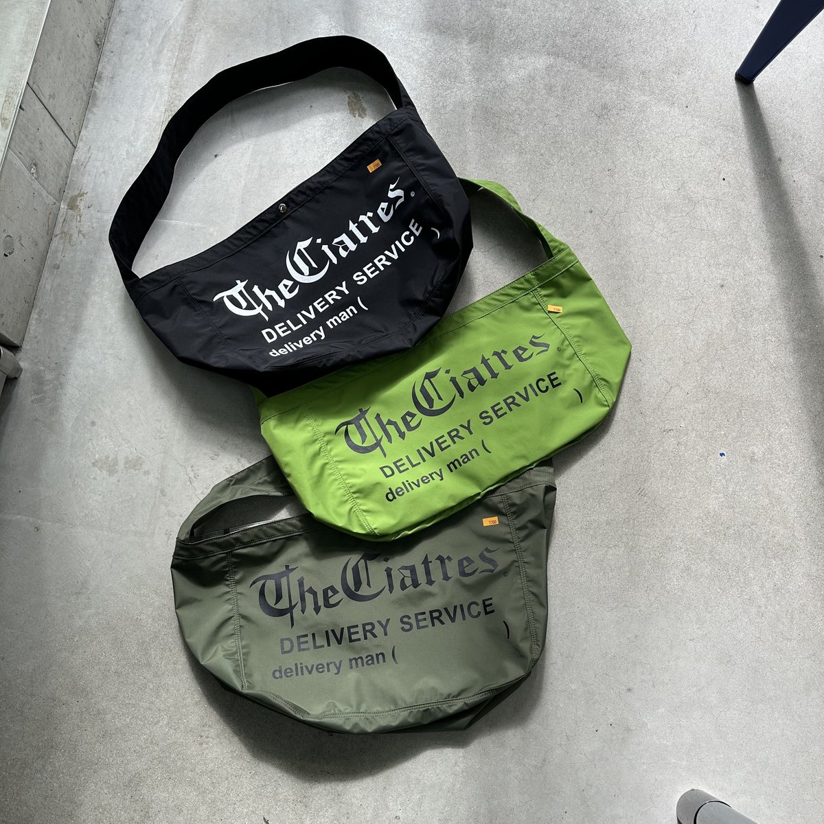 ciatre newspaper bag BLK/KHK/GRN | ciatre ciatre newspaper bag BLK/KHK/GRN | ciatre