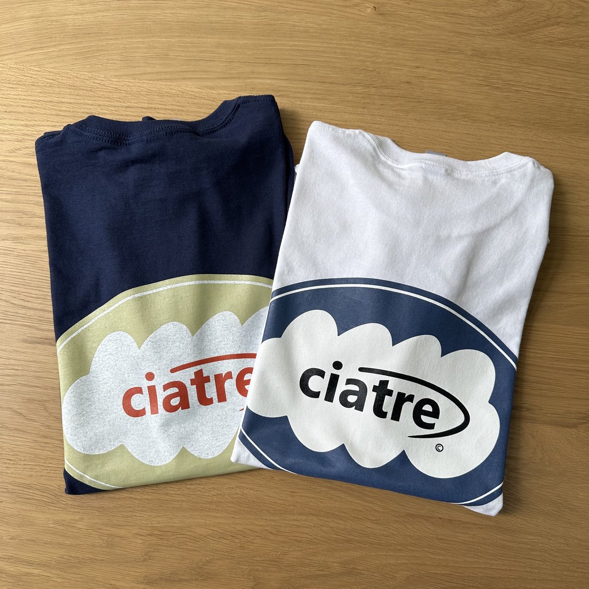 ciatre cloud logo S/S WHT tee