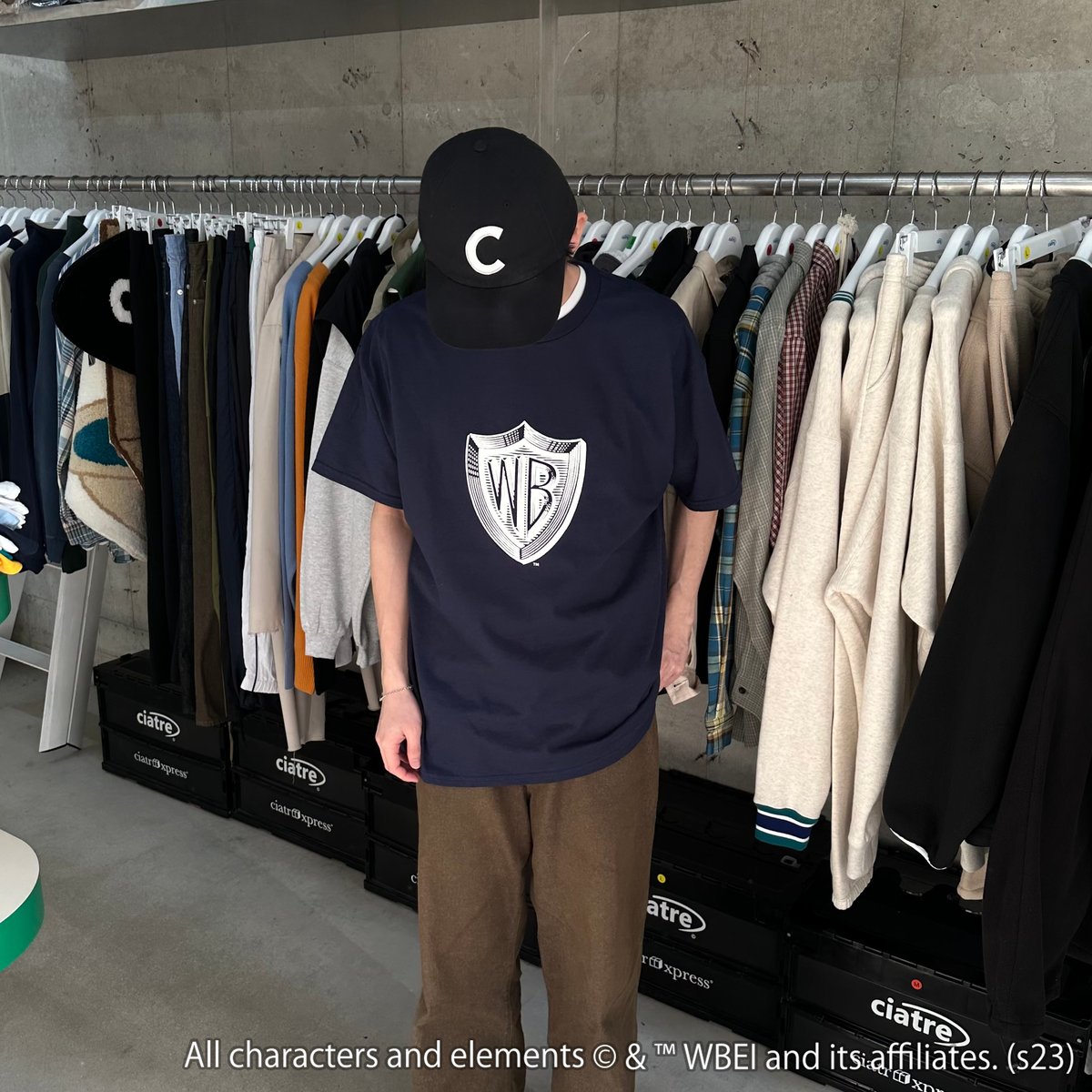 ciatre × WARNER BROTHERS Classic emblem WARNER