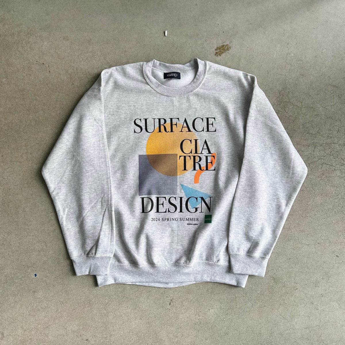 ciatre surface design sweat top | ciatre