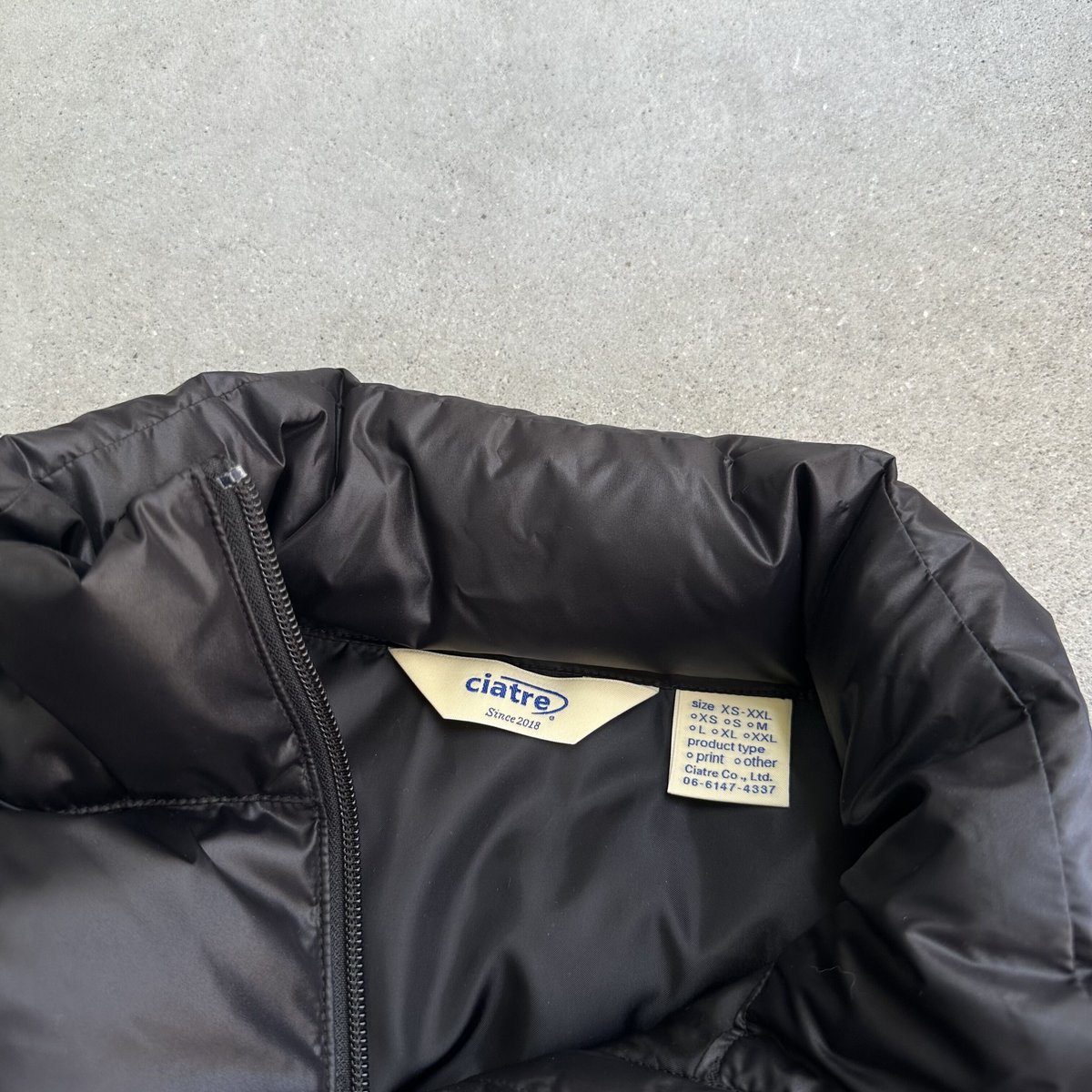 ciatre 黒 ダウンジャケット ciatre down jacket | ciatre