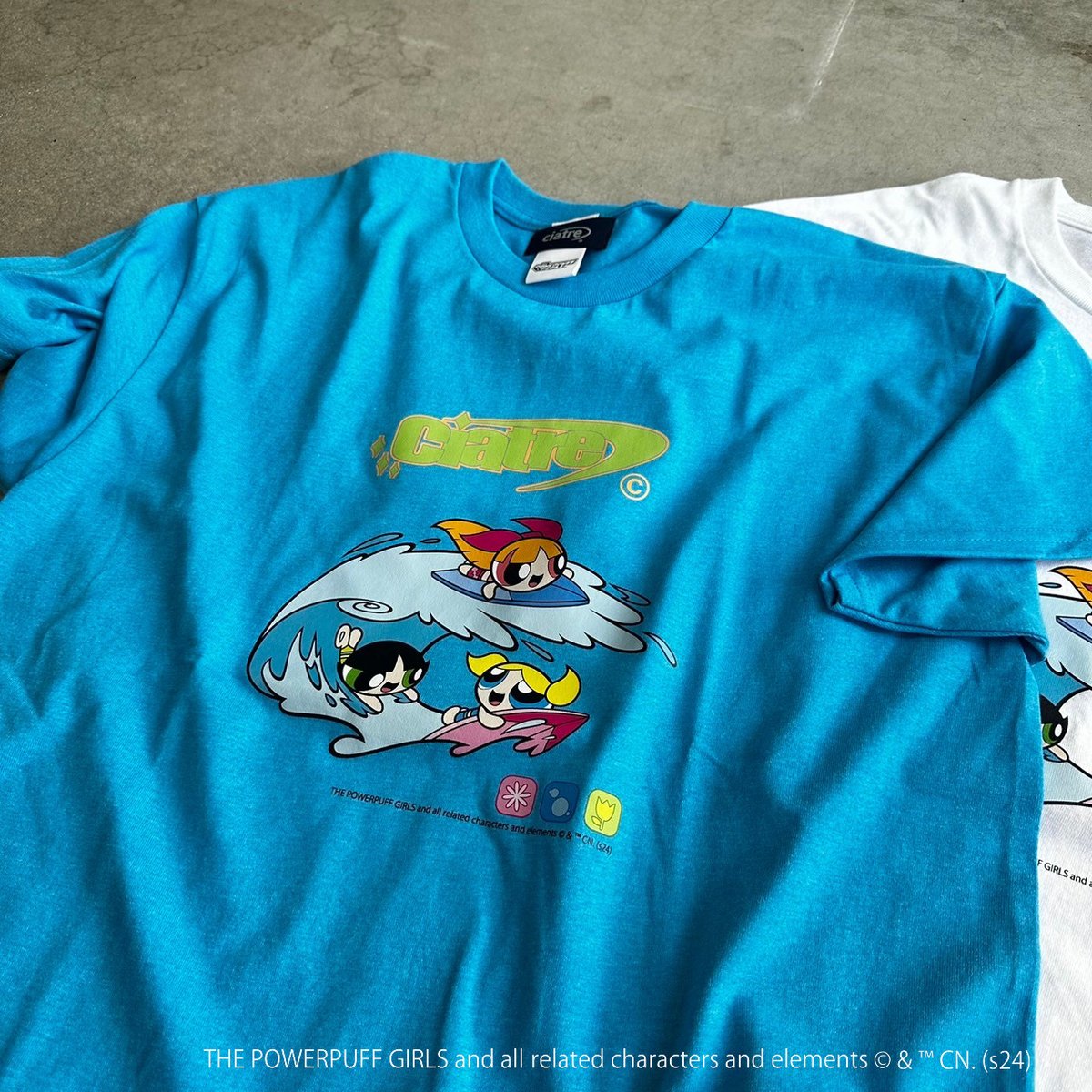 ciatre × POWERPUFF GIRLS SURF T-SHIRTS | ciatre