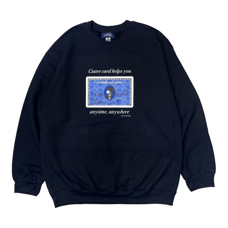 ciatre × KOTAOKUDA credit card sweat top ciatre × KOTA OKUDA credit card sweat top OSA/U