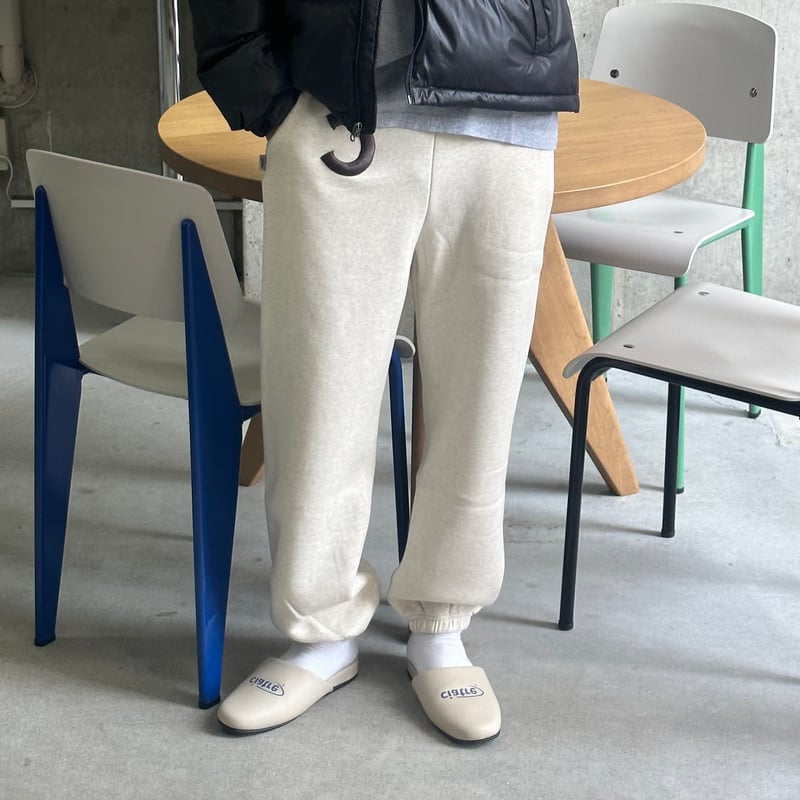 ciatre ロゴ入りホワイトパンツ　track pants ciatre 