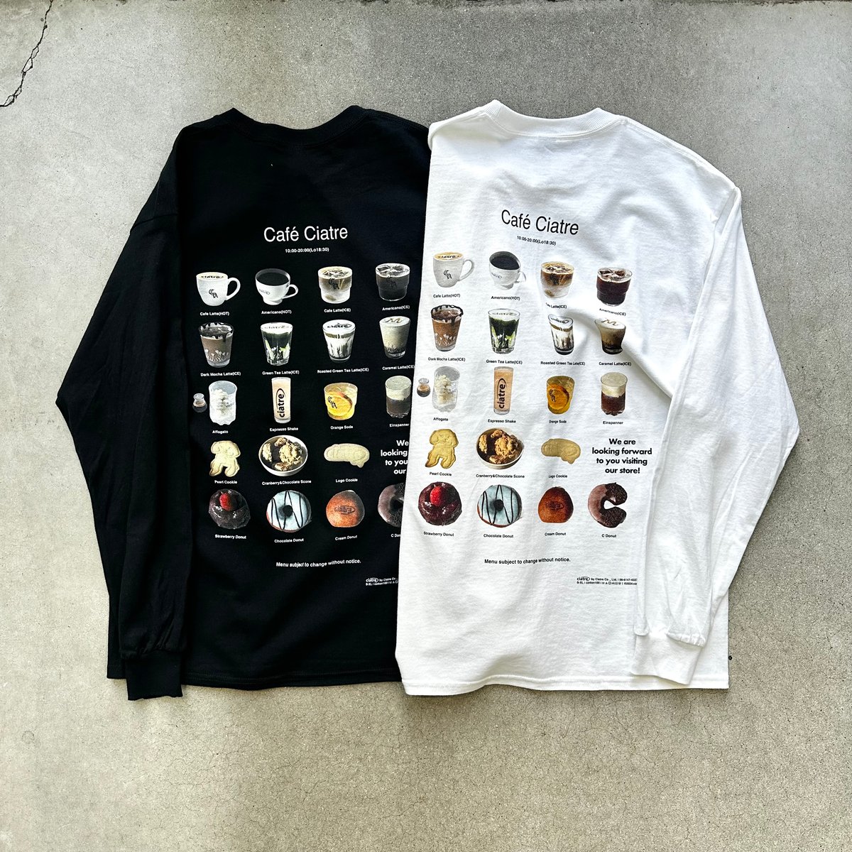 ciatre シアター cafe long Tシャツ Lサイズ 白 fit=scale-down,w=1200