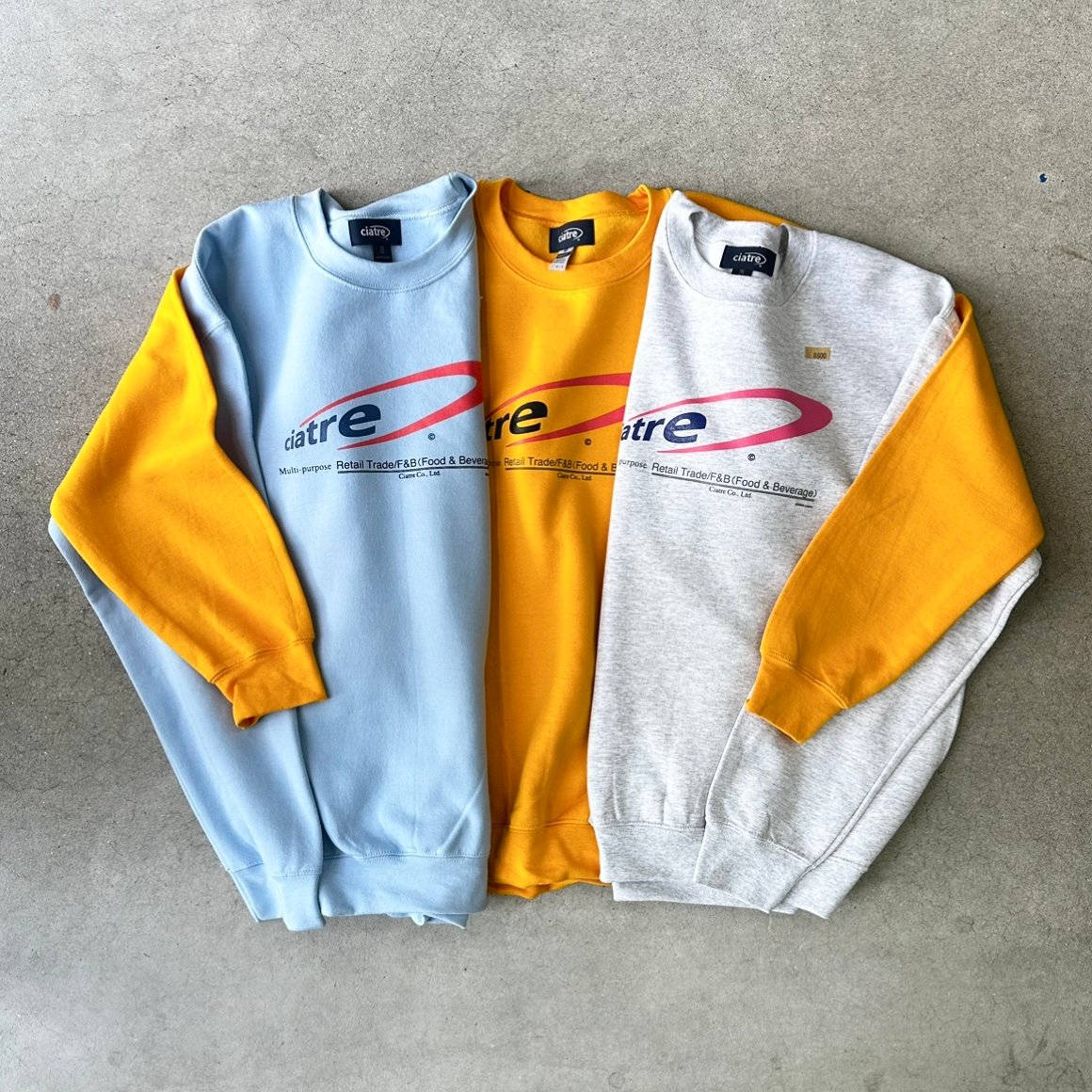 【良好品】 ciatre company top sweat logo トップス