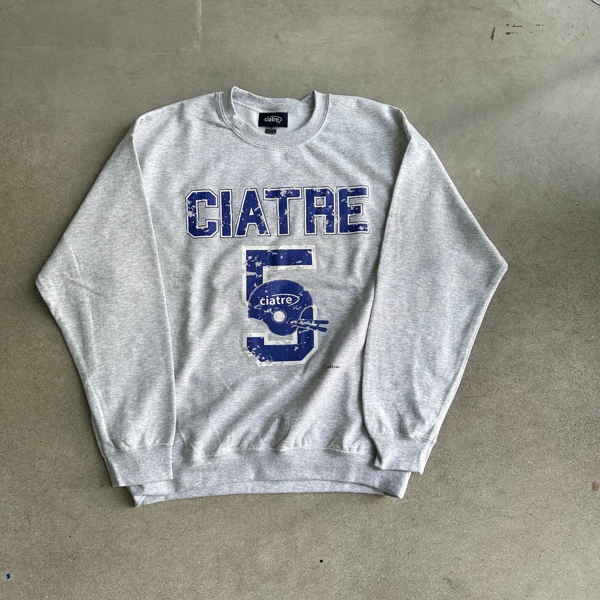 ciatre 5th anniv. college logo sweat top | ciatre