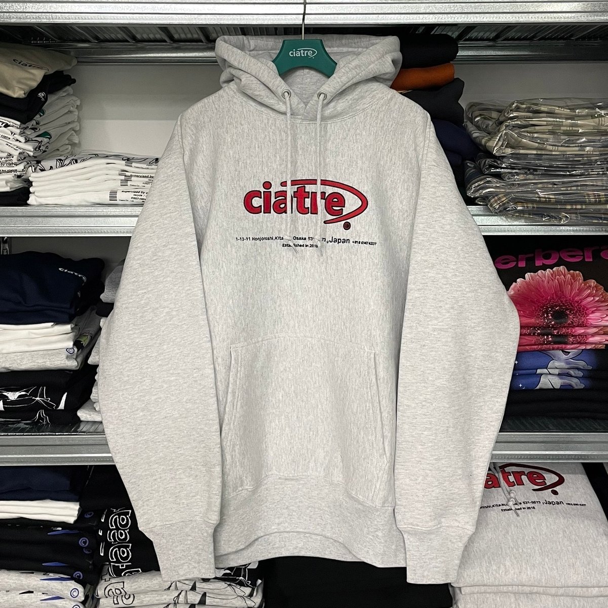 ciatre address logo sweat hoodie | ciatre